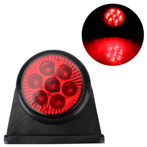12-24V su geçirmez kamyon LED Side Marker işık kırmızı + Amber çift renk göstergesi Howo kamyon traktör için kauçuk rondela pozisyon - Product Image 4