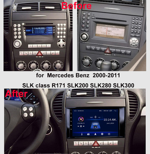 Wanqi Android13カーラジオGPSナビゲーションマルチメディアプレーヤーメルセデスベンツSLKクラスR171 SLK200 SLK280 SLK300 - Product Image 2