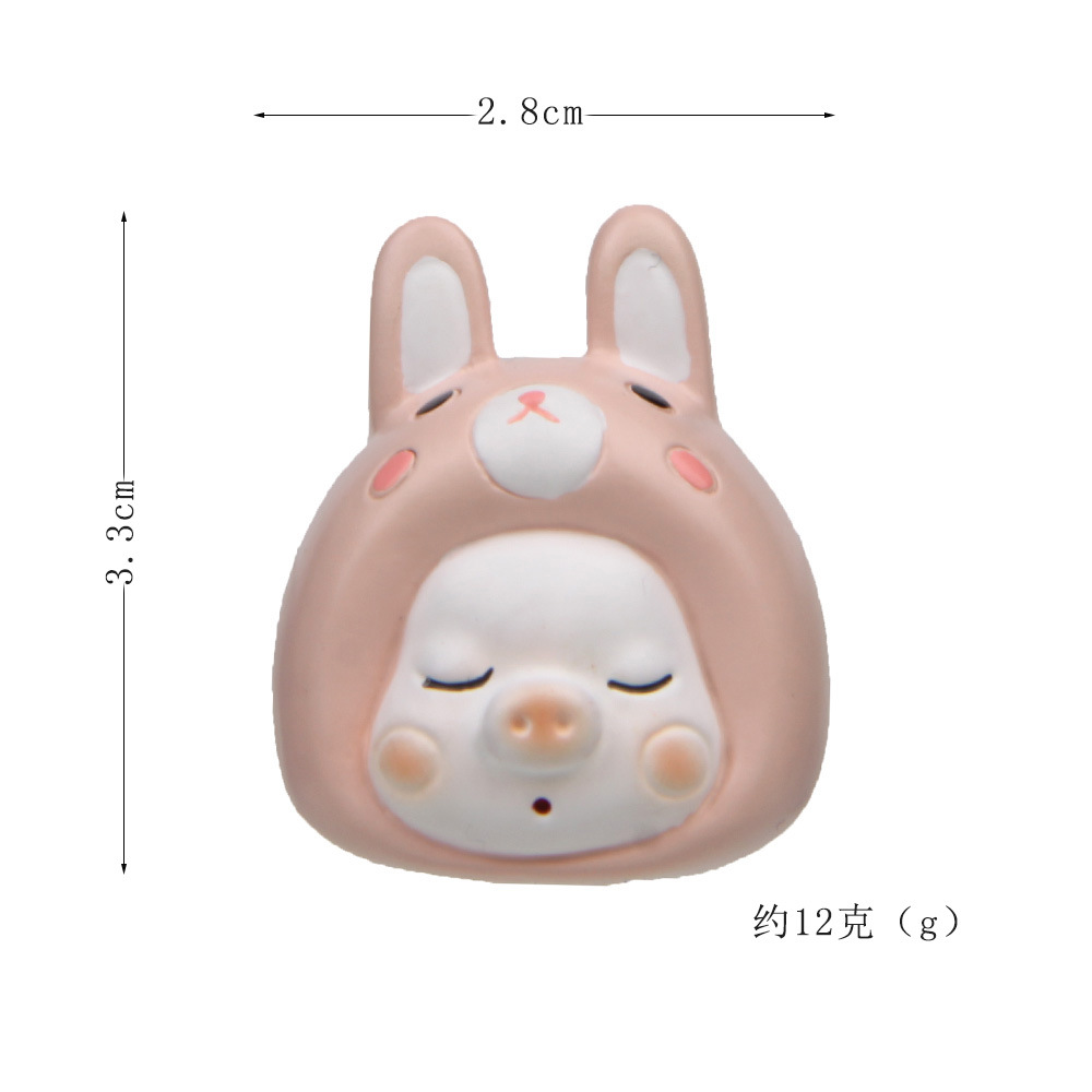 Little rabbit white pig