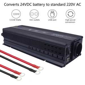 1200W 1.2KW 12V DC Entrada 220V AC Salida Fuera DE LA RED Inversor de onda sinusoidal pura solar con pantalla LCD para uso en automóvil y hogar - Product Image 5