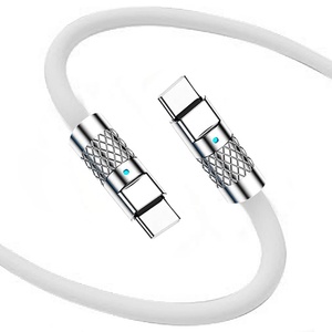 100W hızlı şarj tipi C şarj aleti kablosu 1m/3ft dayanıklı USB C kordon saf bakır örgü koruyucu cep telefonu kamera için USB şarj - Product Image 2