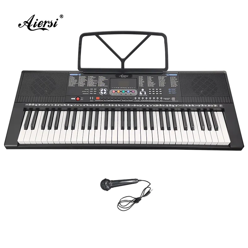 Aiersi-marken-musikinstrument 61 tasten oem tastatur klavier digitale tastaturen musik elektronisches klavier mit usb-anschluss