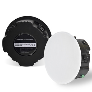 Sistemas de altavoces inalámbricos multihabitación 60W * 2 altavoces de techo de montaje superior Bluetooth con amplificador de montaje en pared conjunto con entrada LAN USB - Product Image 1