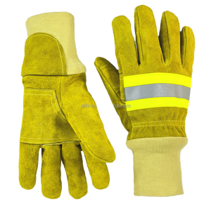 EN659 gants de pompier NOMEX peau de vache ignifuge résistant à l'usure pompier étanche lutte contre l'incendie sauvetage combinaisons de lutte contre l'incendie - Product Image 6