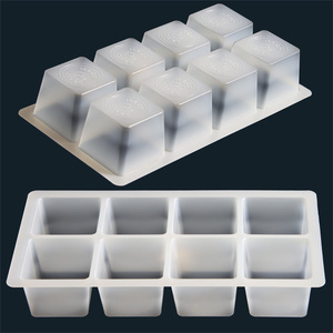 Xiefa cấp thực phẩm Stackable có thể tái chế BPA Free & không độc hại PP 8-lưới <span class=keywords><strong>Ice</strong></span> <span class=keywords><strong>Cube</strong></span> khay cho tủ đông - Product Image 1