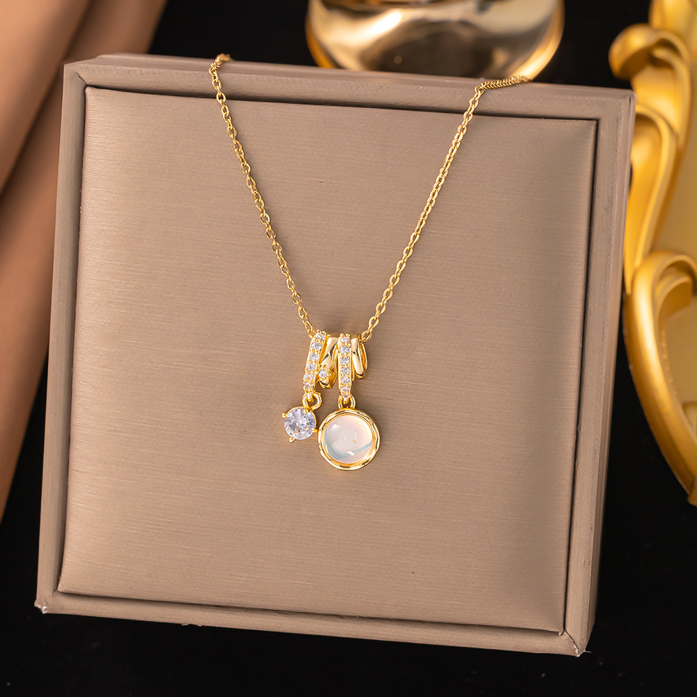 8291-collier pierre aurore-or