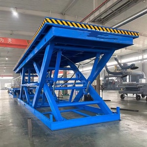 Nuevo elevador de carga hidráulico eléctrico, elevador de tijera fijo de carga grande para Taller de fábrica, almacén, carga minorista, descarga - Product Image 6