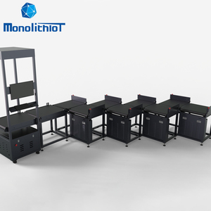 Express Logistic産業用ベルトコンベアシステム用MonolithIoTダイナミックDWS 8つの仕分けポートスキャン計量仕分け機 - Product Image 1