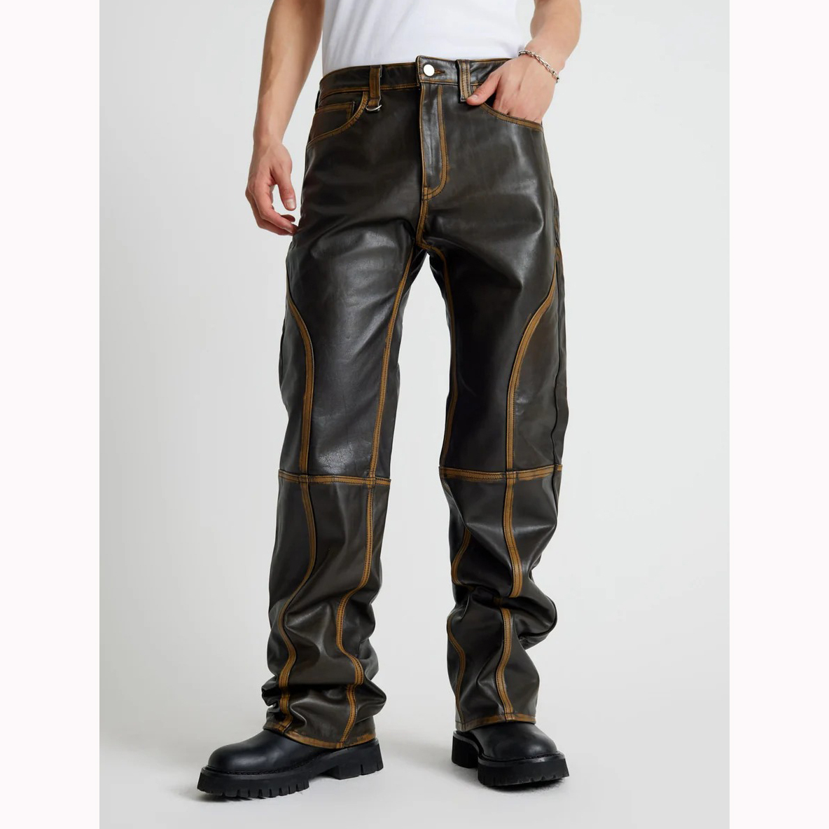 olive leather