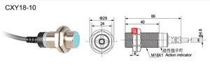 Sensor de proximidad inductivo capacitivo impermeable CNTD tipo IP67, interruptor de lengüeta magnético, medidor de agua, tecnología resistiva - Product Image 6