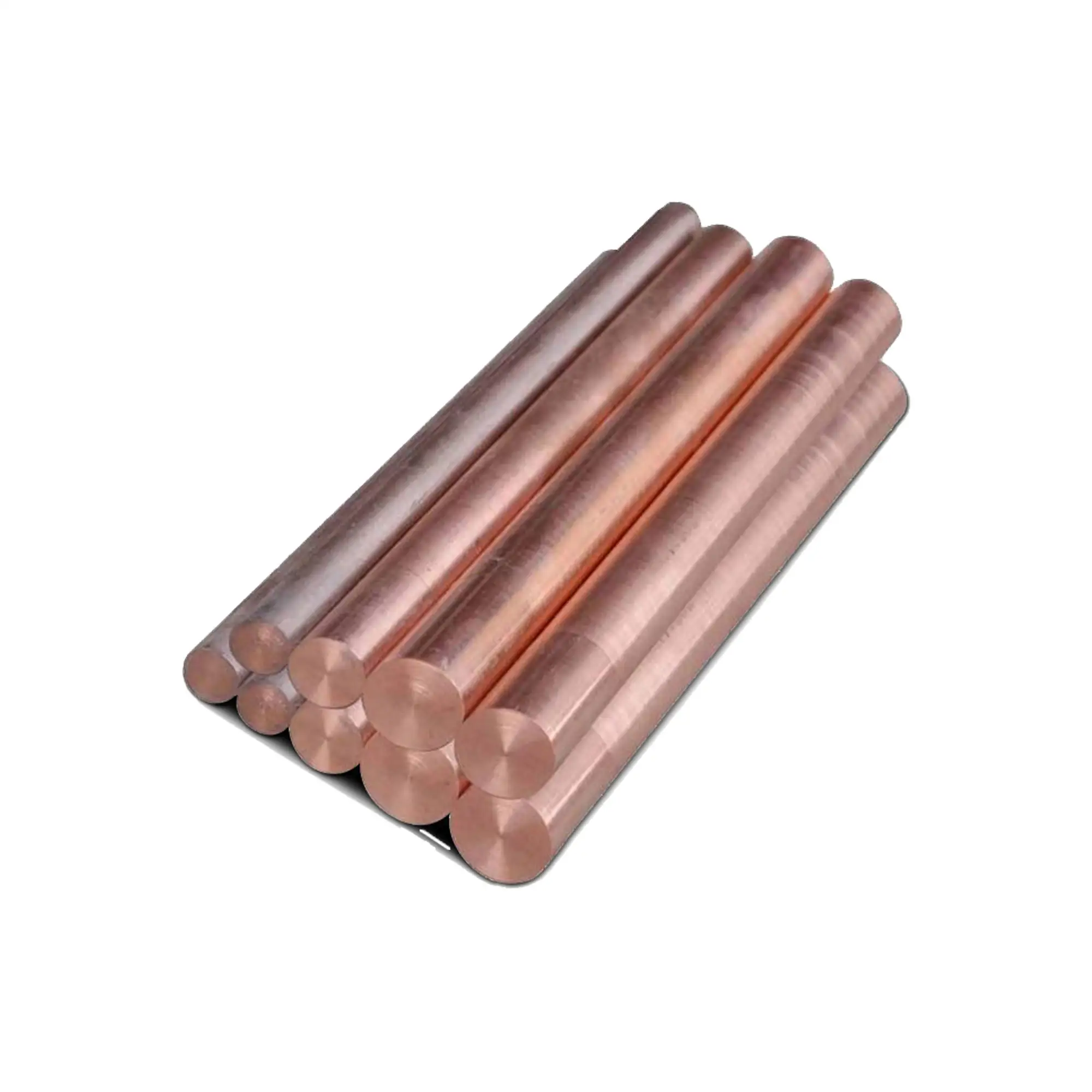 Vente chaude dans les usines cuivre tellure 18mm barres de cuivre tige de brasage cuivre