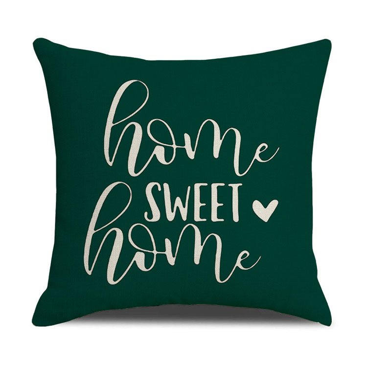 Nordic Home Decor Pillowcase Office Car Cushion Custom Digital Printing Linen Geometric Cushion Cover