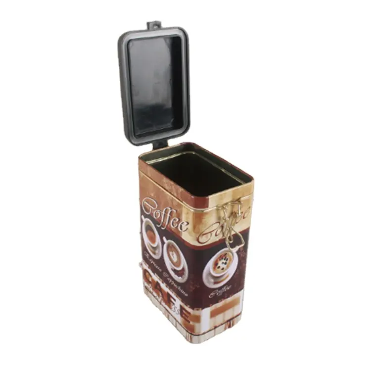 Caja de lata de Metal para caramelos, alambre de grado alimenticio, Rectangular, tamaño personalizado, alta calidad