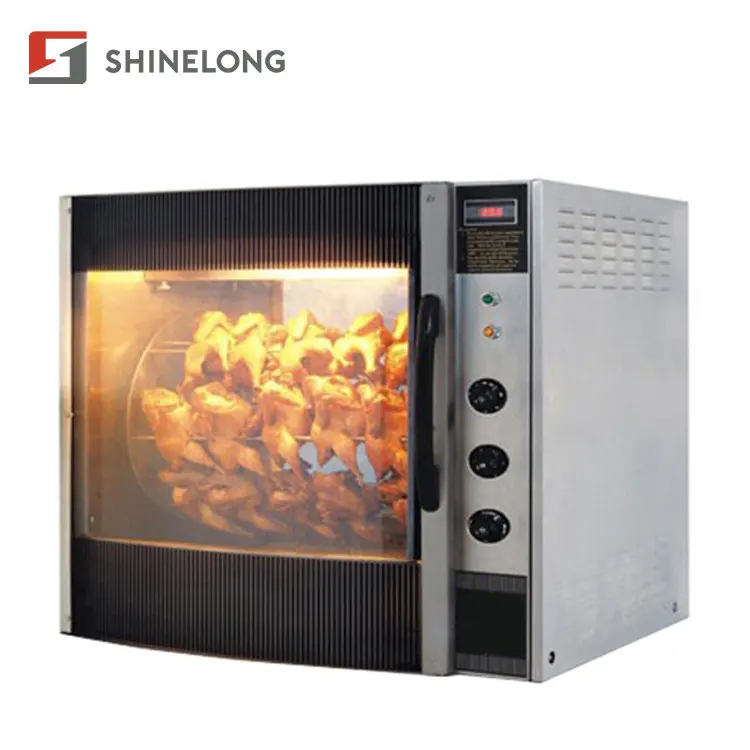 CE Heavy Duty Industrial 3-Layer 6-Layer Electric Chicken Rotisserie Oven