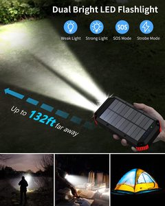 Powrr <strong>Chargers</strong> Romoss Usb Banco De Energia Backup <strong>Charger</strong> Mini Solar System Power Bank Chargeur Wireless Powerbank With Cords - Product Image 4