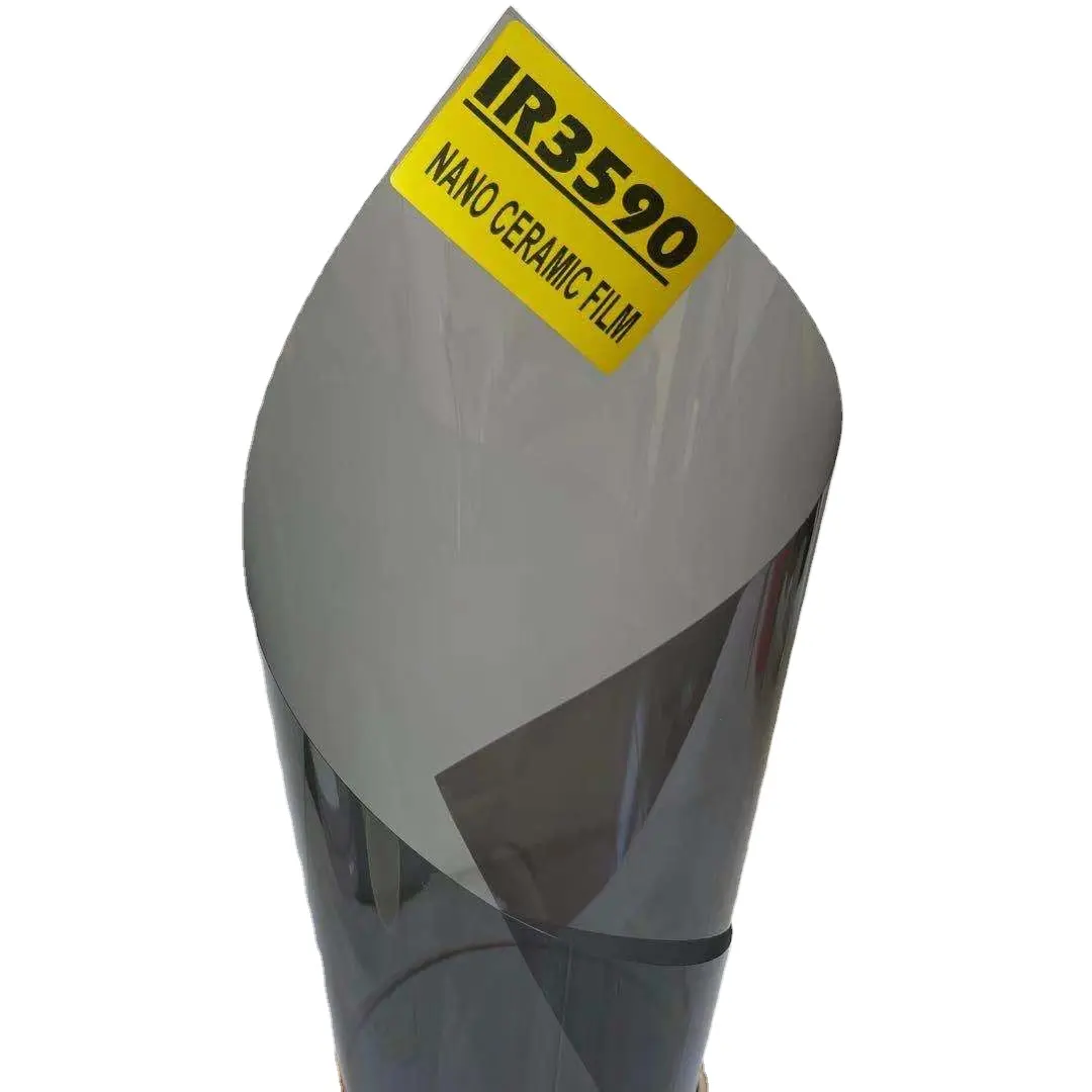 FILM céramique NANO IR3590 VLT, pour protection de vitre solaire, fibre de carbone léger, coupe 35% IR, 90%