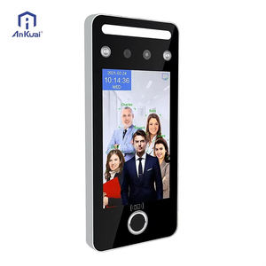 Dispositivo di impronta digitale del terminale di riconoscimento facciale della temperatura biometrica SDK di controllo di accesso del sistema di presenza dell'orologio con la macchina fotografica - Product Image 1