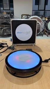 Partiler için 360 derece fotoğraf kabini makine otomatik yavaş hareket dönen Video kamera Check-in uzaktan yazılım APP - Product Image 3