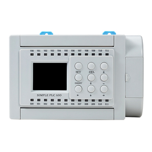 Huaqingjun 12DI 10DO Salida de relé PLC Salida de pulso de 1 canal 2AO 0-5V 0-10V Controlador PLC analógico para VFD