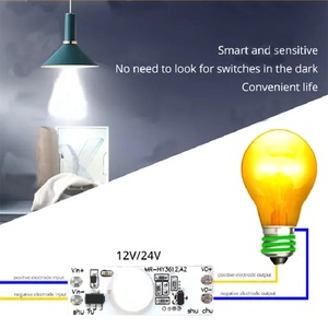 Interruptor táctil Módulo capacitivo Sensor de movimiento PIR 5V-24V 3A Lámparas de control de atenuación LED Sensor de mano de barrido de escaneo de corta distancia - Product Image 4