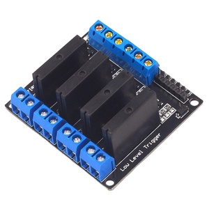 4 channels 5v 12v 24v solid state <strong>relay</strong> <strong>module</strong> with low level trigger SSR High Low Level Solid State <strong>Relay</strong> <strong>Module</strong> For <strong>Arduino</strong> - Product Image 1
