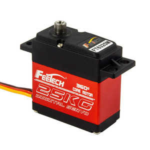 20kg 25kgサーボ360度スチールギアデジタルサーボロボットRC車用高速ロボットサーボArduino Robotic 1/8 1/10 RC車用 - Product Image 2