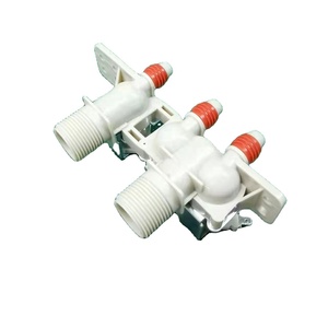 صمام مدخل مياه لغسالة الملابس بتيار مباشر 12 فولت صمام تغذية ثلاثي الاتجاه LG لسوق الهند