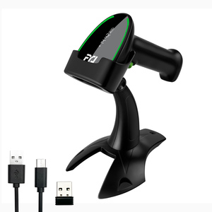 FYJ F8603W 2,4G 1D y 2D Escáner de código de barras inalámbrico Pantalla LED CMOS 2200mAh Batería IP54 Lector de código QR BT Escáner de código de barras portátil - Product Image 1