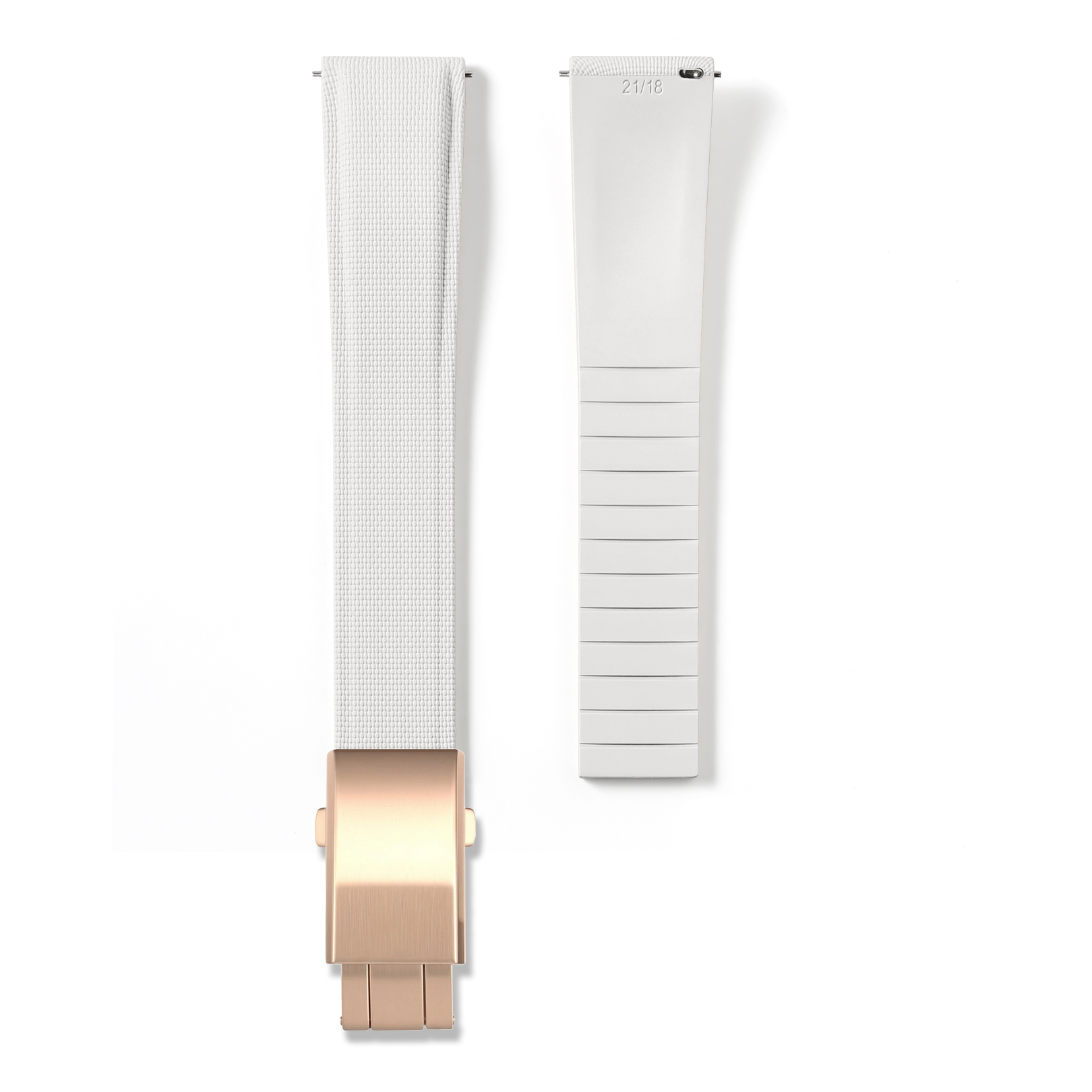 White+Rose Gold Buckle