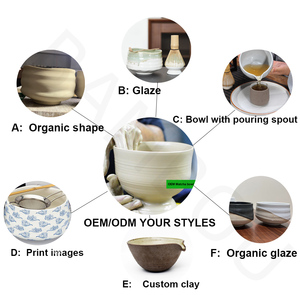 OEM Logo Ceremonial Ceramic Chawan Bowl Set with Cardboard Packing Box - Product Image 5