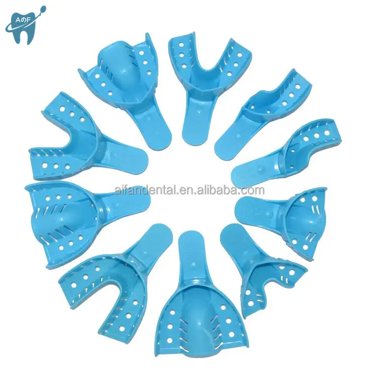 Aifan Dental-bandejas de plástico para impresión dental, instrumentos consumibles para ortodoncia