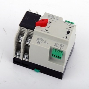 Din ray 2P 63A güneş enerjisi DC otomatik Transfer anahtarı çift güç değişme anahtarı - Product Image 3