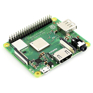 <strong>Raspberry</strong> <strong>Pi</strong> <strong>3</strong> Model A+ Retains Most Enhancements in Smaller Form Factor A 1.4GHz <strong>64</strong>-<strong>bit</strong> quad-core ARM Cortex-A53 CPU - Product Image 1