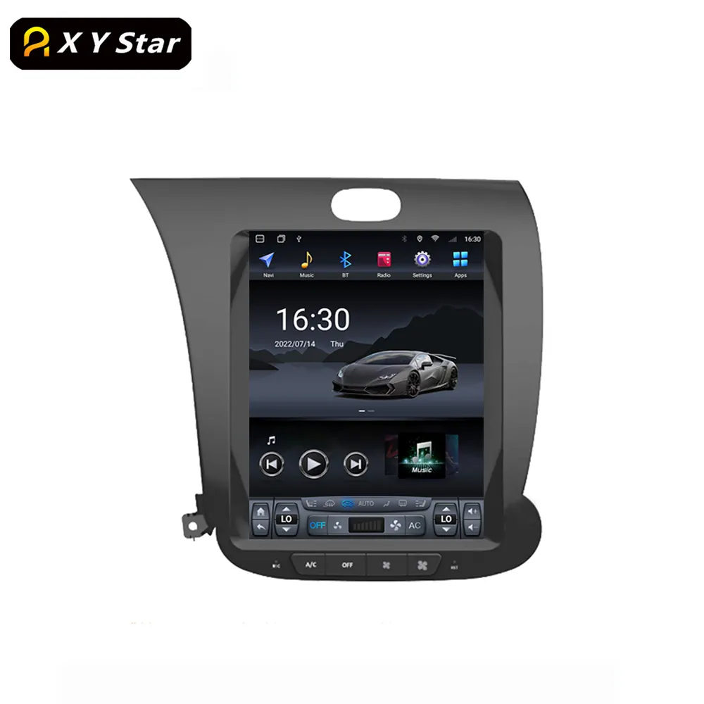 XYstar Vertical Touch Screen 10.4 Inch 8+256 Android Car Dvd Video Player Car Radio For KIA CERATO/K3/FORTE 2013