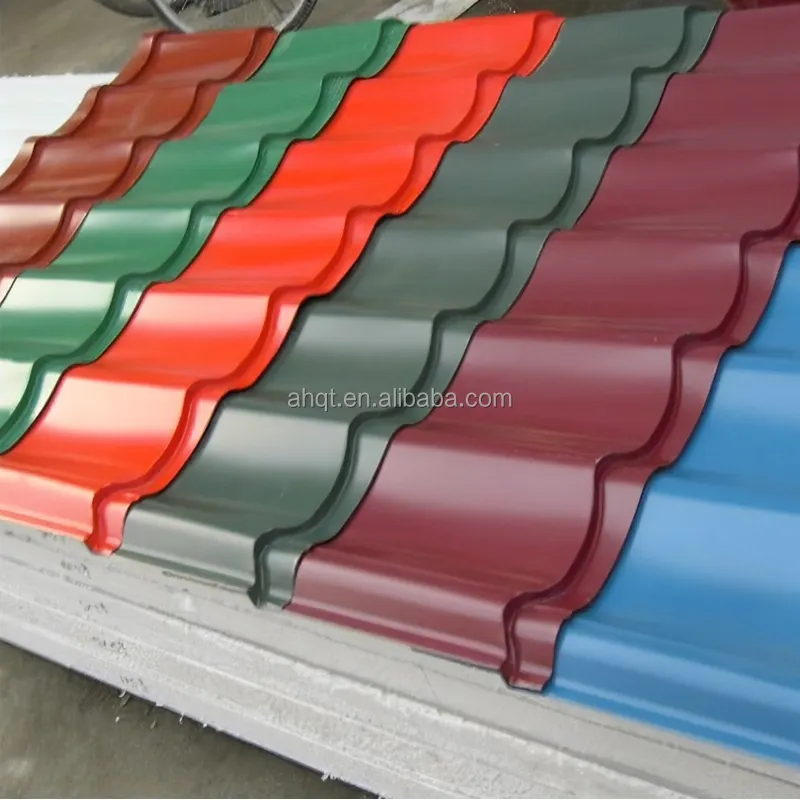 RAL kim loại Roof Sheets giá thép bệnh zona Trọng lượng nhẹ kẽm tấm lợp ngói tấm bảng điều chỉnh màu tráng 24 26 28 30 Máy đo