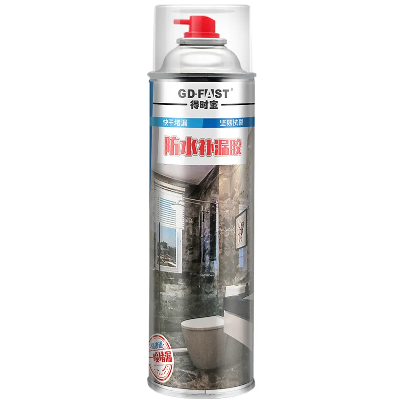 At A Loss Roof Leaking Waterproof Adheaive Spray Pipeline Leaking Glue Epoxy Construction Adhesive Waterproof Adheaive Spray