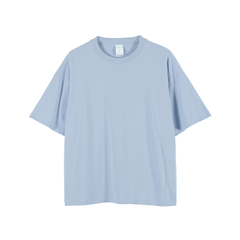 Maglietta oversize-azzurro