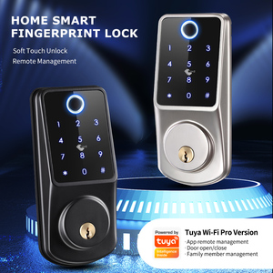 Ev güvenlik SmartLife APP Tuya bluetooth anahtarsız akıllı kapı kilidi, akıllı parmak izi akıllı sürgülü kilit - Product Image 3