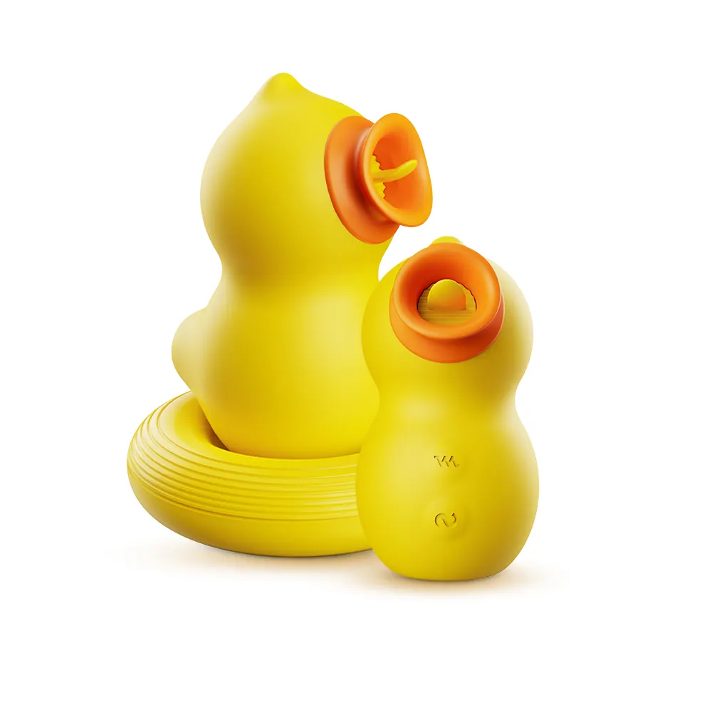 Roi des produits de sexe de canard M. Duck Cute Sucker Silicone Sein Sucer Sex Toys