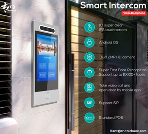 Intelligente Außen sprechanlage mit Tuya Remote App Video-Tür sprechanlage und Gesichts erkennung TCP-Netzwerk karte und Codetyp - Product Image 2