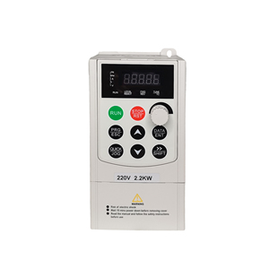 Mini 2.2kw Control vectorial de bucle abierto Inversor VFD Control vectorial simple para compresor de bomba de agua y motor Voltaje nominal 380V - Product Image 1