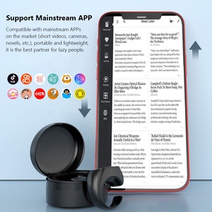 Anello portatile elegante telecomando Bluetooth Tiktok compatibile con Bluetooth Selfie Timer Turner Controller - Product Image 5