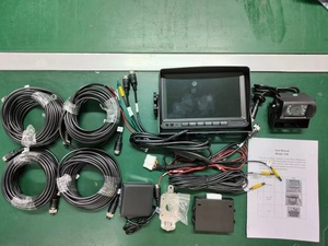 Sistema de advertencia de proximidad de radar CISBO C98 RPW con cámara de marcha atrás de camión AHD 1080P y monitor LCD de 7 pulgadas - Product Image 6