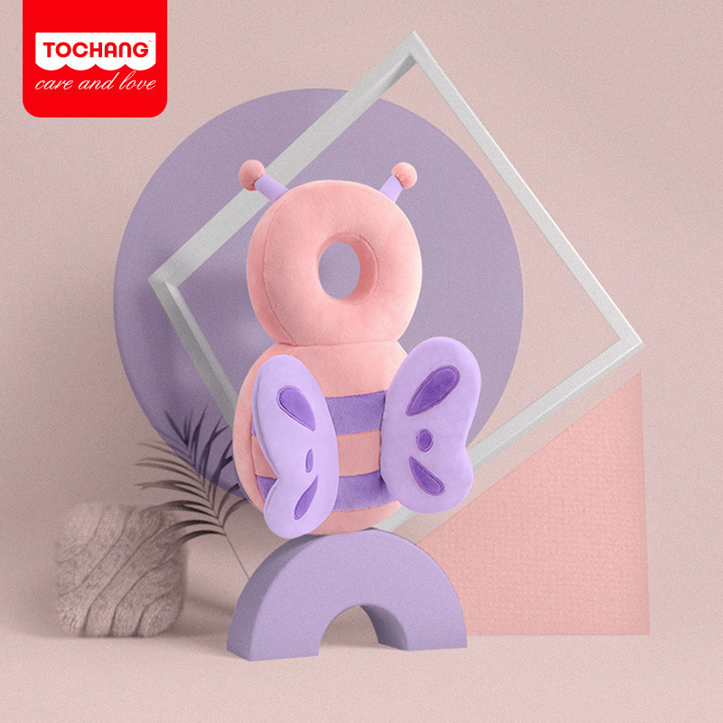 Stuffed model-pink butterfly