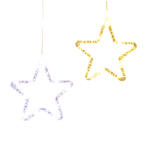 Outdoor Battery Operated Christmas <strong>LED</strong> Icicle <strong>String</strong> Lights IP65 Star Moon Snowman <strong>Snowflake</strong> Decorations for Party Festivals - Product Image 4