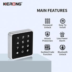 KERONG Digital <strong>Security</strong> Cabinet Door Lock Pin <strong>Code</strong> &amp; <strong>Password</strong> Keyless Locker Smart <strong>Password</strong> Locker Lock - Product Image 5