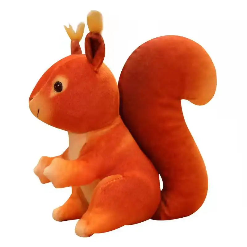 Factory Price Soft Stuffed Plush Animals Squirrel Toys Collection for Baby Gifts Set