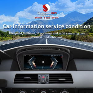 LELV 8.8 inç radyo navigasyon multimedya ekran kablosuz Apple Carplay android oto Bmw araba için 3 5 serisi E60 E90 E92 ccc ccc - Product Image 3