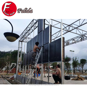 Pantalla Led de instalación fija para exteriores, pantalla led ultradelgada P4, P5, P6, P8, P10, mantenimiento frontal - Product Image 3