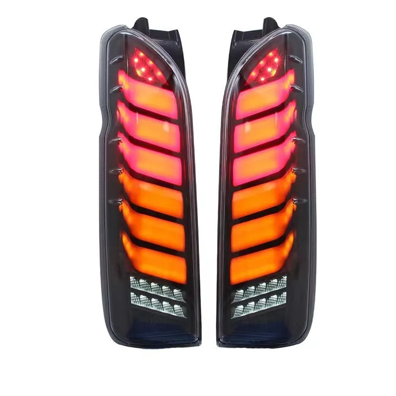 Luz trasera LED apta para Toyota Hiace 200 Commuter Van 2005 2006 2007 - 2017 2018 montaje de luces traseras lámpara trasera